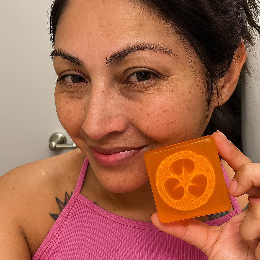 Loofah WillowGlow Bar (Turmeric + Vitamin C + Vitamin B5)