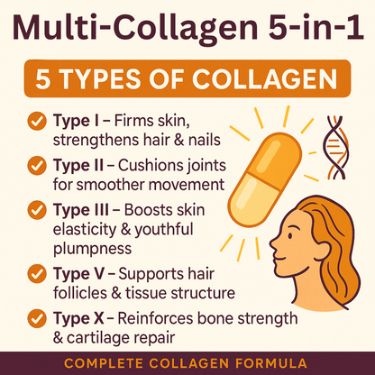 Multi-Collagen 5-in-1 Capsules