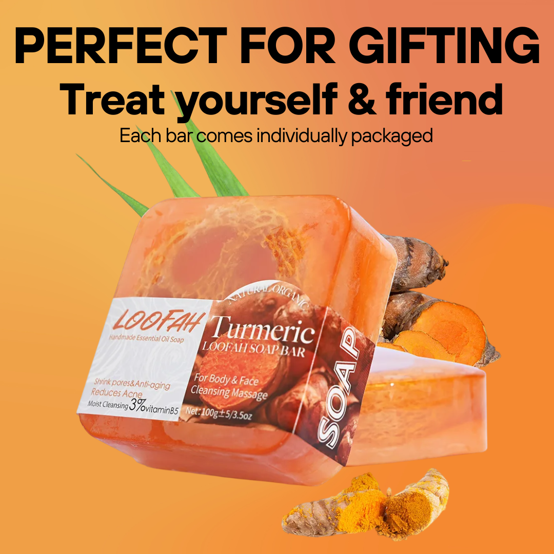 Loofah WillowGlow Bar (Turmeric + Vitamin C + Vitamin B5)