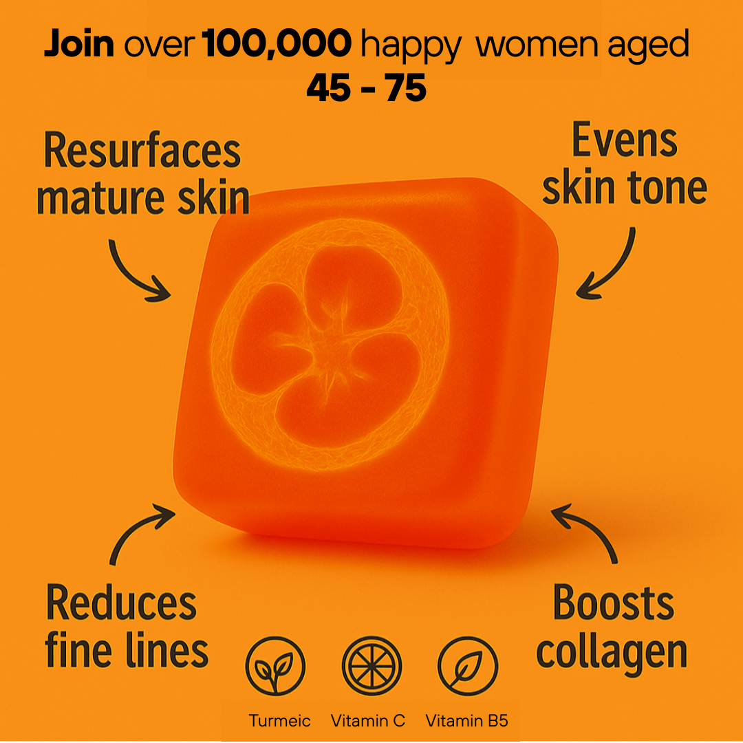 Loofah WillowGlow Bar (Turmeric + Vitamin C + Vitamin B5)