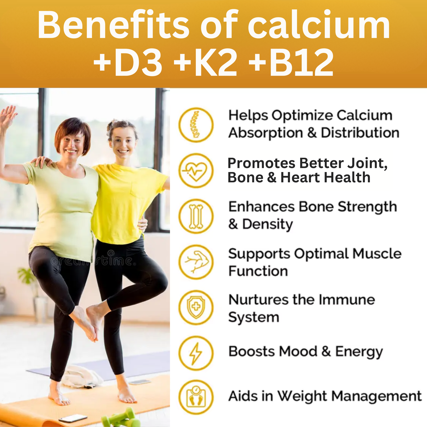 Regal Willow™ Calcium (Vitamin D3 + K2 + B12)
