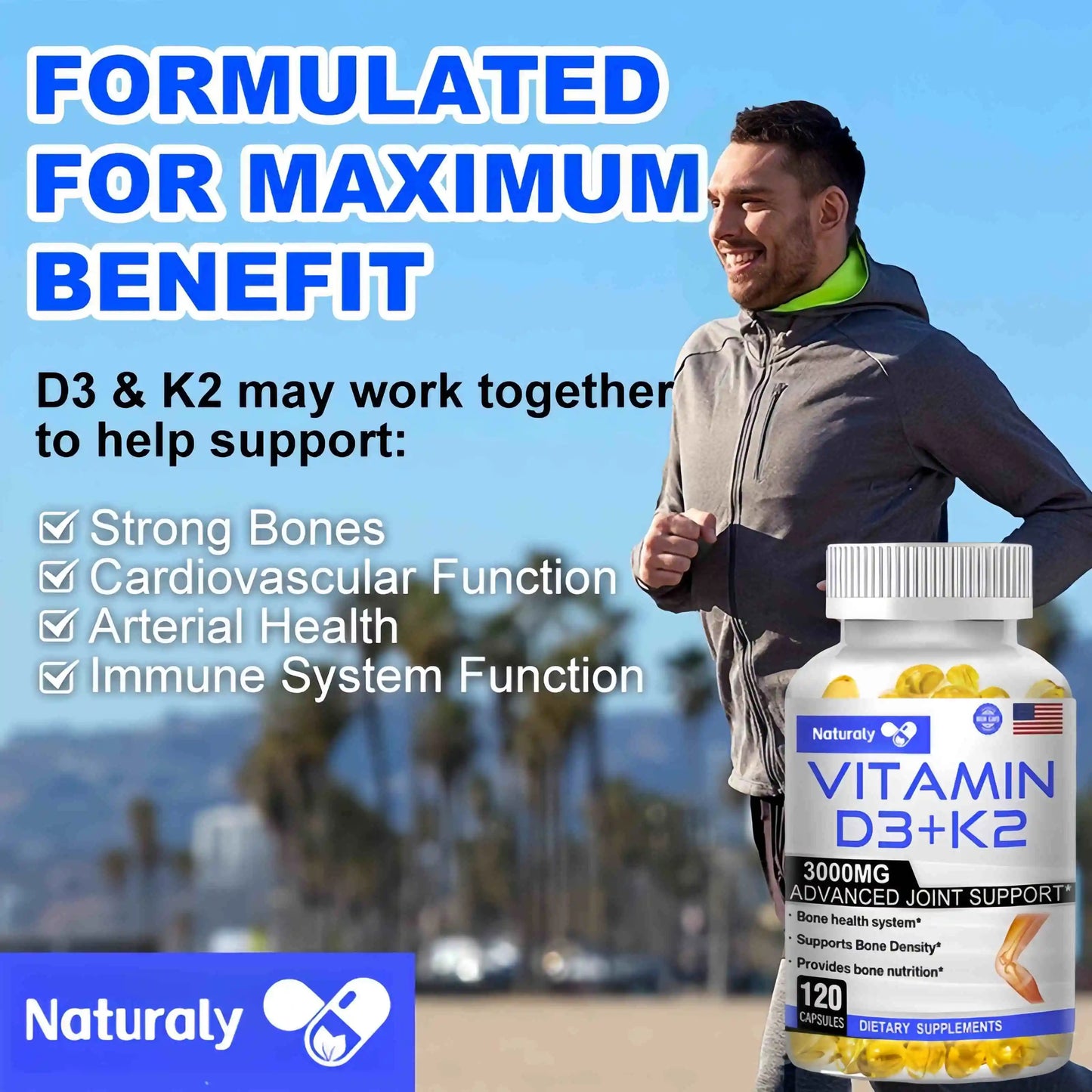 WillowGlow — Naturaly™ Vitamin D3 + K2