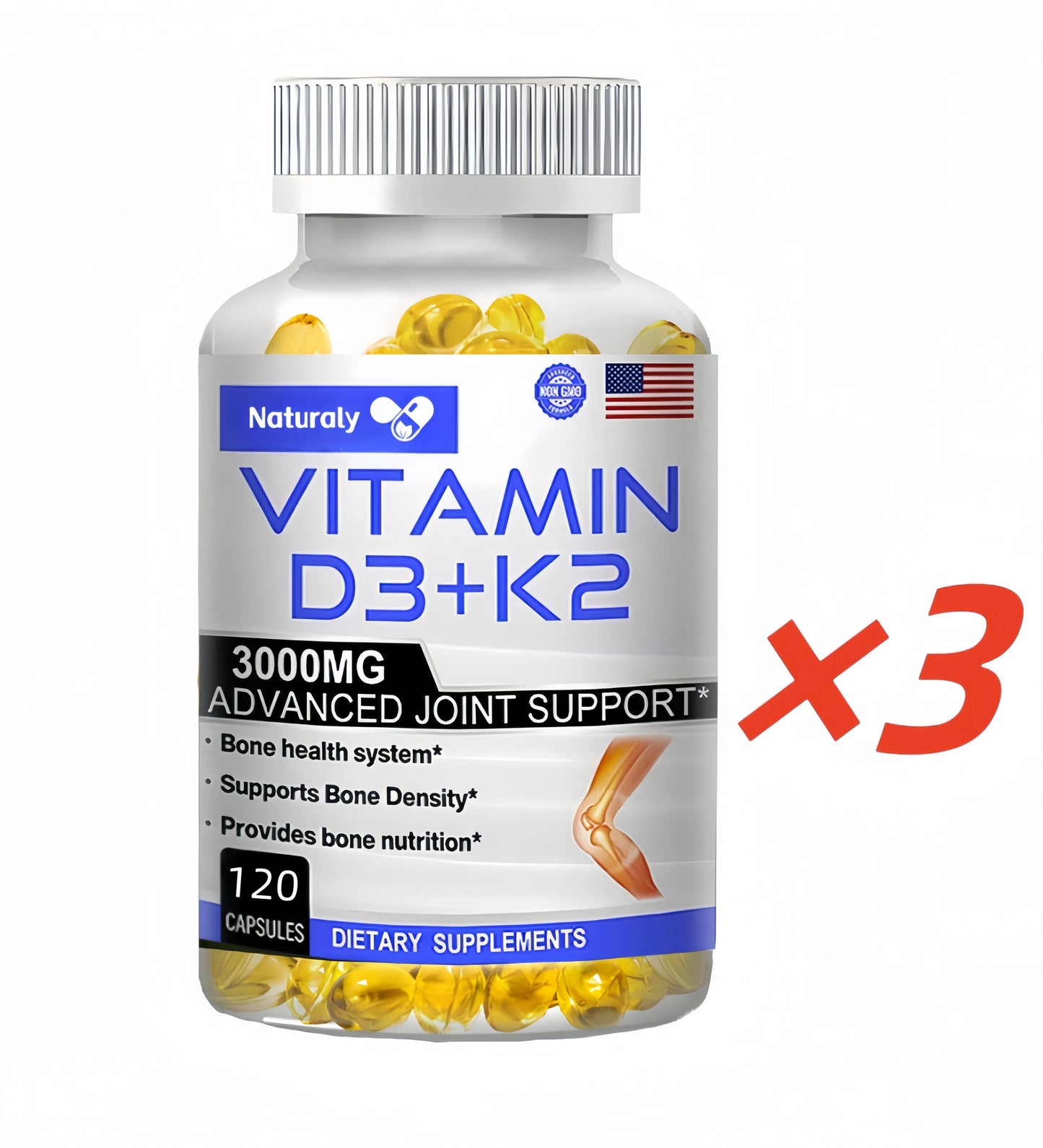 WillowGlow — Naturaly™ Vitamin D3 + K2