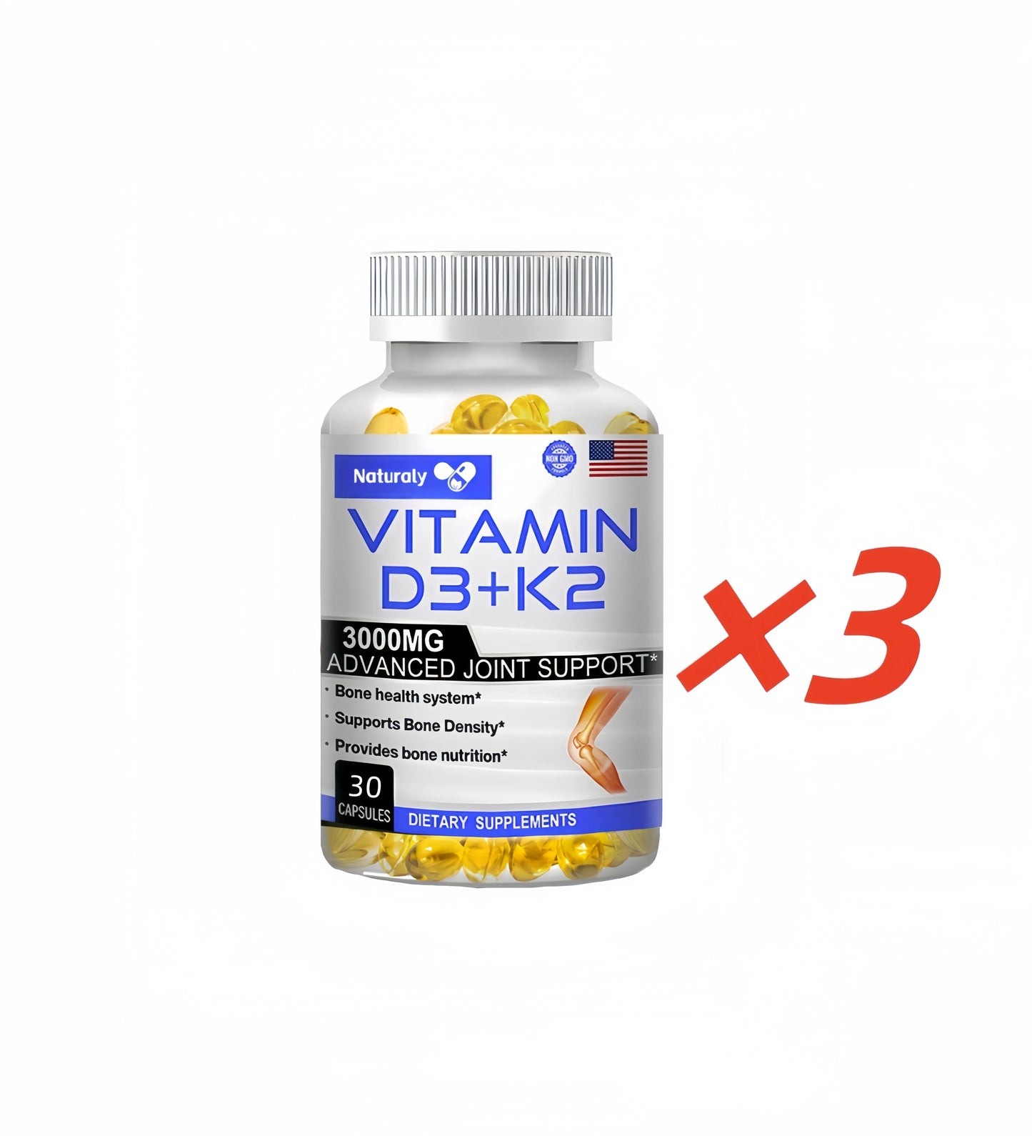 WillowGlow — Naturaly™ Vitamin D3 + K2